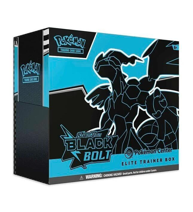 Black Bolt Pokemon Center Elite Trainer Box
